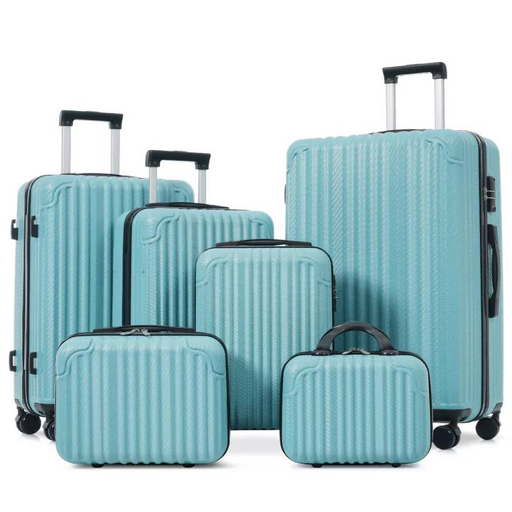 Blue Skies Six-Piece Luggage Set — PREORDER