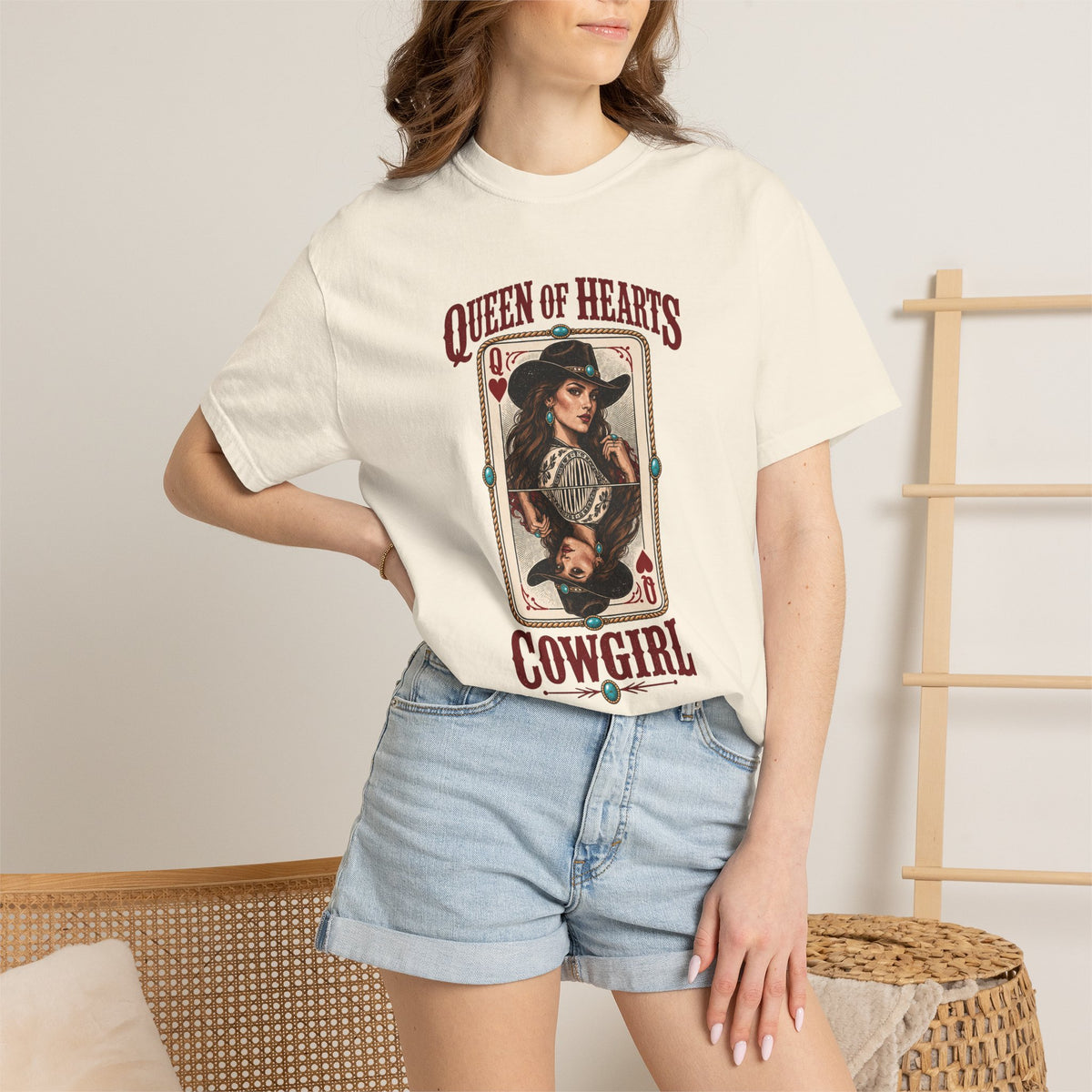 Queen of Hearts Cowgirl T-Shirt