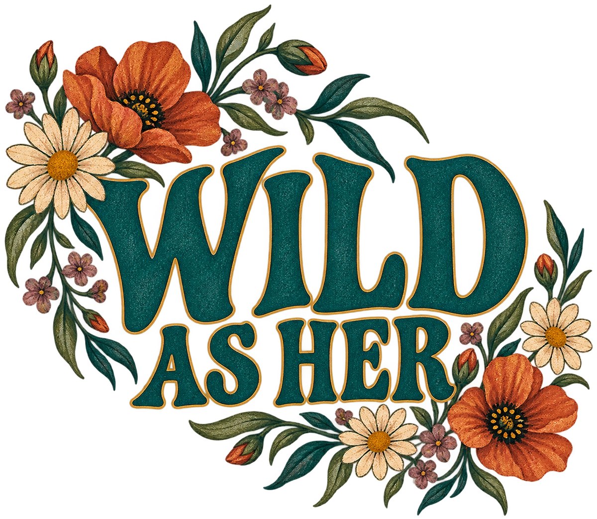 Wild As Her Crop Tee
