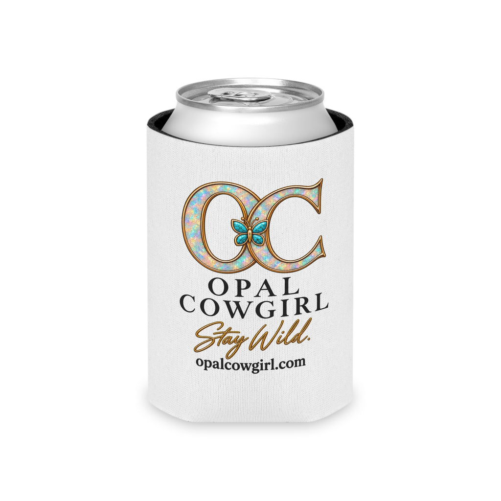 Opal Cowgirl Stay Wild Can Cooler — Regular & Slim