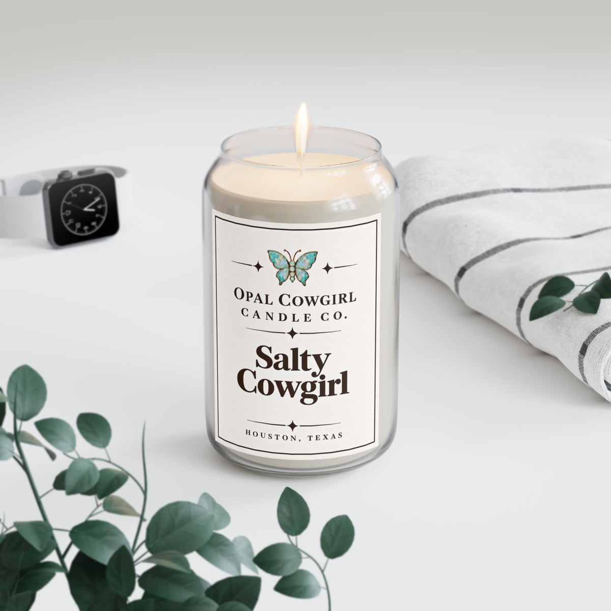 Salty Cowgirl Soy Candle, 13.75oz