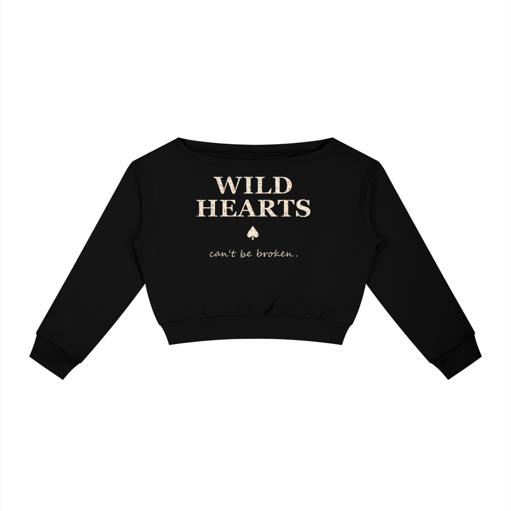 Wild Hearts Off-Shoulder Sweatshirt