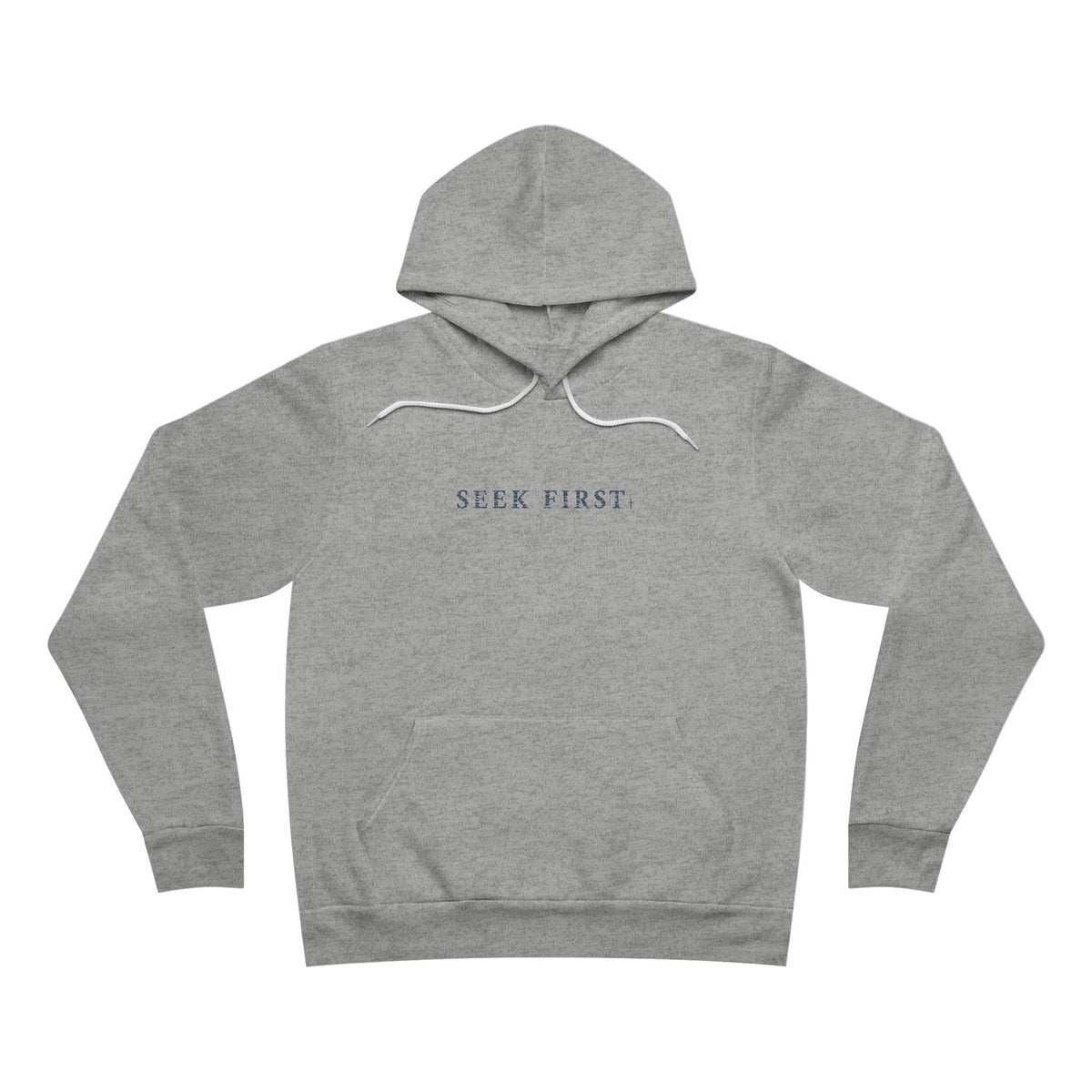 Seek First Distressed Fleece Hoodie