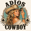 Adios Cowboy Baby Tee