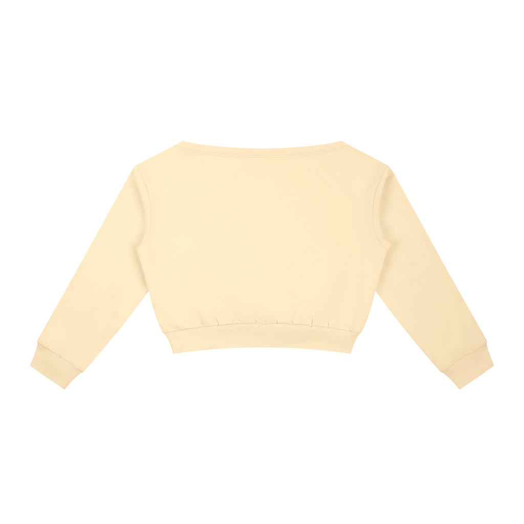 Opal Glow Off-Shoulder Sweatshirt