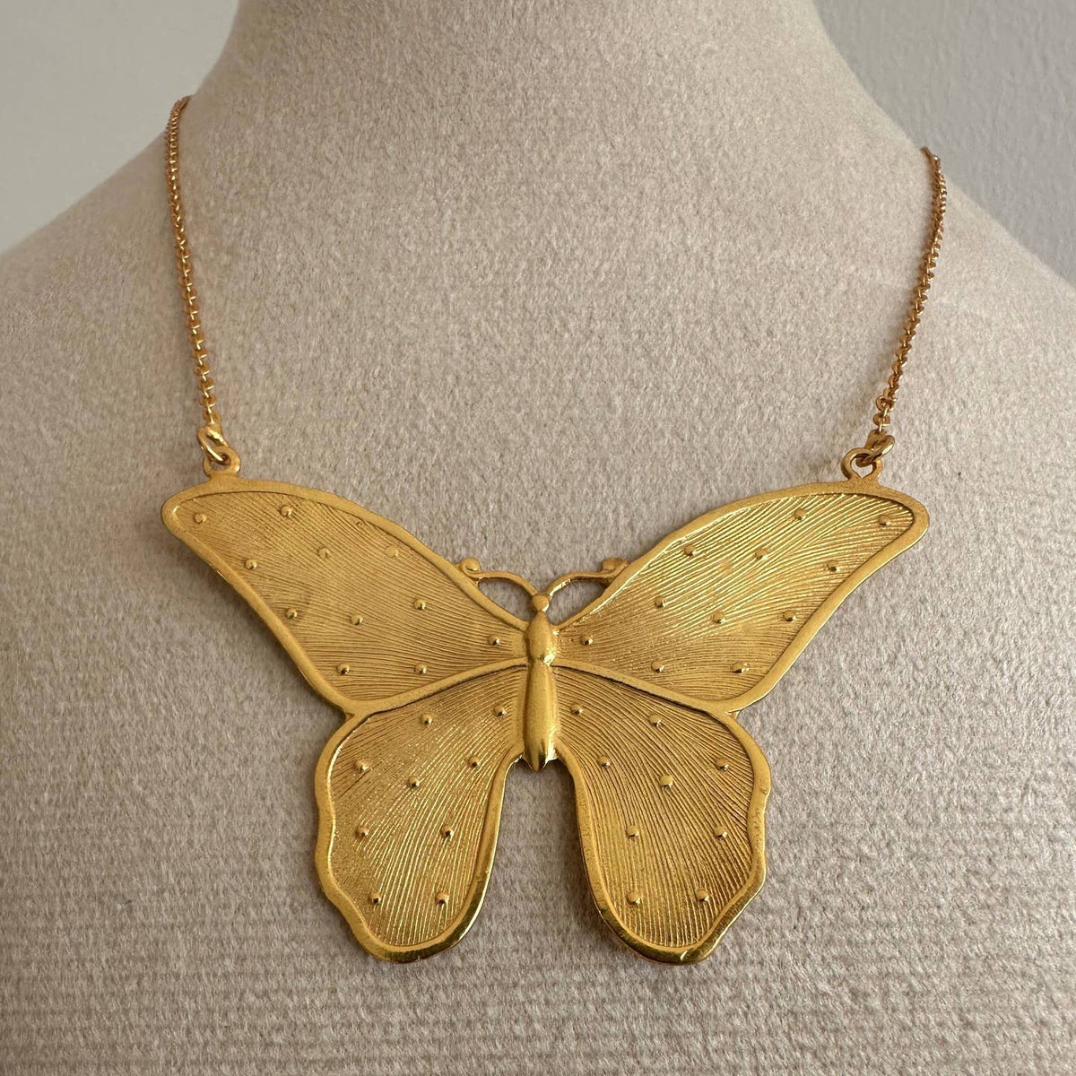 Free Spirit butterfly pendant necklace by Anokhi Green