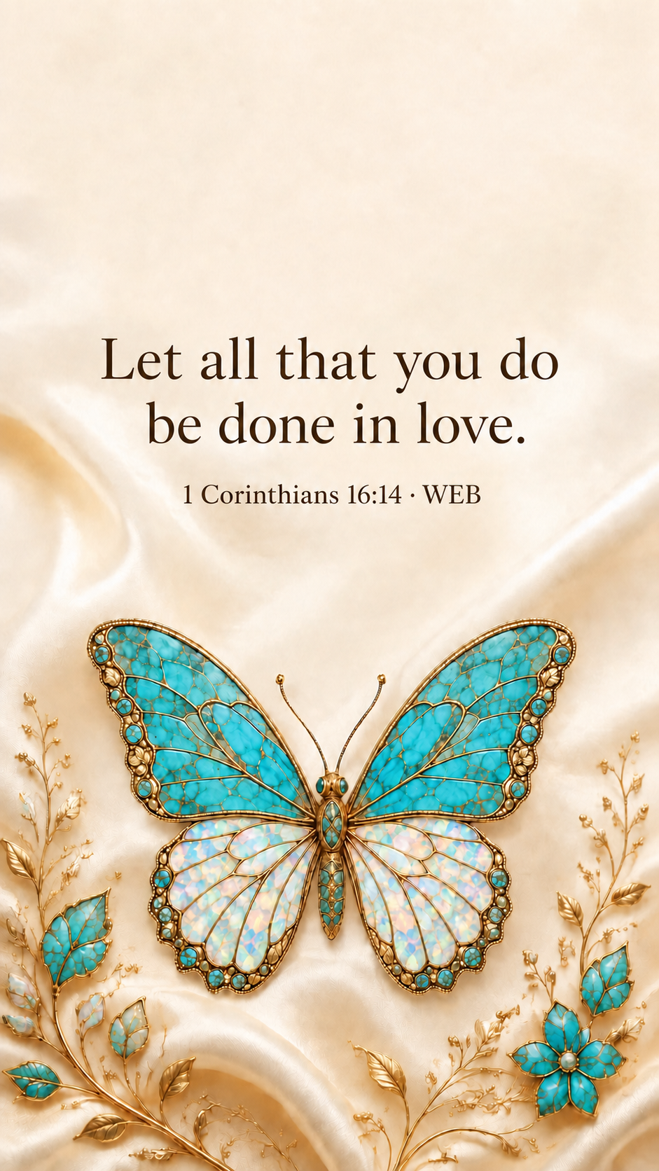 Love — Butterfly Phone Wallpaper