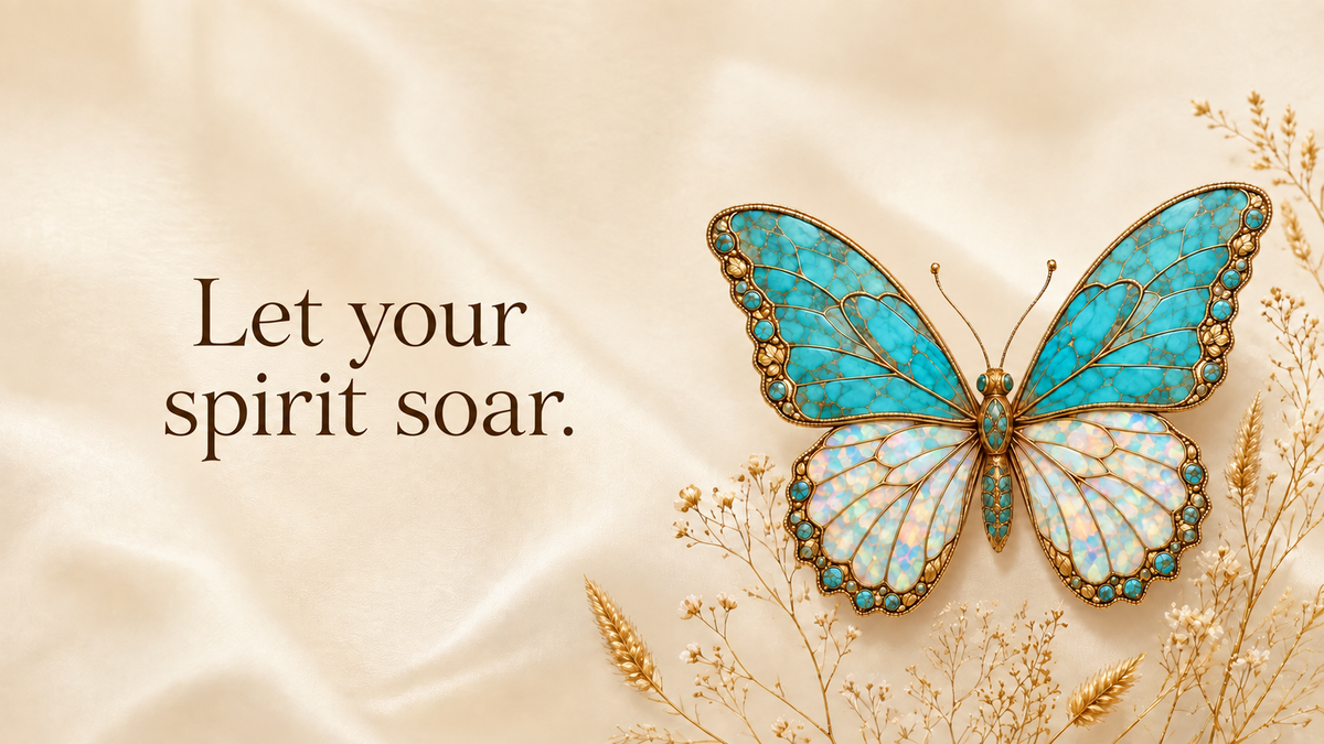Let Your Spirit Soar — Butterfly Desktop Wallpaper